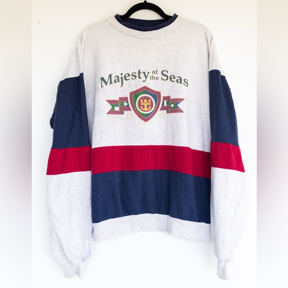 RARE VINTAGE Royal Caribbean Majesty of the Seas Cruise Sweatshirt Men’s L-XL
